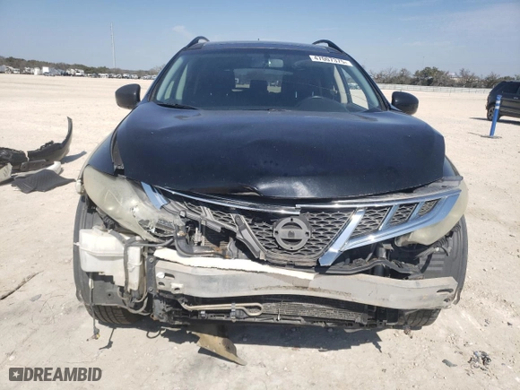 2011 Nissan Murano SL with VIN JN8AZ1MU9BW055886, listed as a Copart auction lot 47007375 with 0 mi miles and Salvage Title. Bid and sale history available at carsss.com. Image 5.