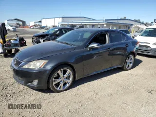 2009 Lexus IS 350 with VIN JTHBE262195022179, listed as a Copart auction lot 44192115 with 240,714 mi miles and Salvage title. Bid and sale history available at DreamBid. Image 1.
