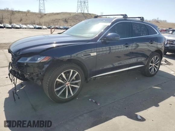 2022 Jaguar F-Pace S with VIN SADCJ2EXXNA701629, listed as a Copart auction lot 51837075 with 33,089 mi miles and Salvage title. Bid and sale history available at DreamBid. Image 1.