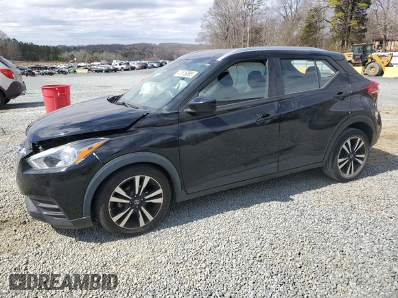 2020 Nissan Kicks SV with VIN 3N1CP5CV0LL529455, listed as a Copart auction lot 47615065 with 88,605 mi miles and Salvage Title. Bid and sale history available at DreamBid. Image 1.