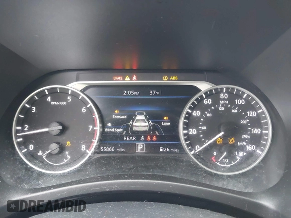 2021 Nissan Sentra SV with VIN 3N1AB8CV3MY259746, listed as a IAAI auction lot 41943148 with 55,866 mi miles and . Bid and sale history available at DreamBid. Image 7.