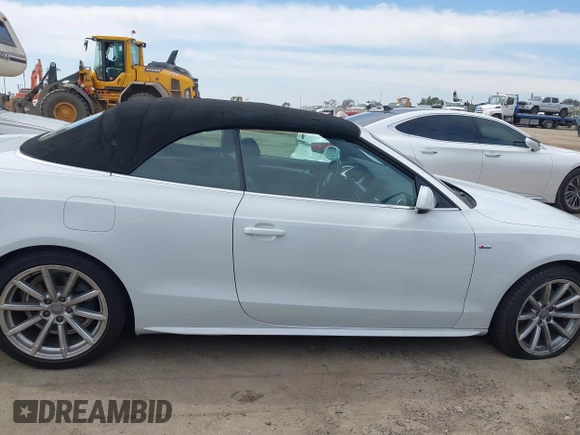 2016 Audi A5 Premium with VIN WAUD2AFH7GN001378, listed as a IAAI auction lot 41599516 with 62,266 mi miles and . Bid and sale history available at DreamBid. Image 12.