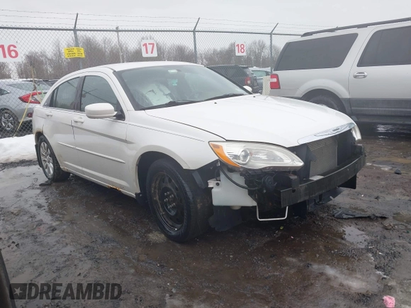 2011 Chrysler 200 LX with VIN 1C3BC4FB6BN521329, listed as a IAAI auction lot 41707846 with 117,429 mi miles. Bid and sale history available at carsss.com. Image 1.