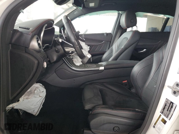 2021 Mercedes-Benz GLC with VIN W1N0J6EB9MF958835, listed as a Copart auction lot 80395753 with 52,250 mi miles and Non Repairable. Bid and sale history available at carsss.com. Image 7.