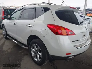 2009 Nissan Murano S with VIN JN8AZ18U59W104912, listed as a IAAI auction lot 42057100 with 142,408 mi miles. Bid and sale history available at carsss.com. Image 3.