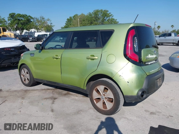 2015 Kia Soul with VIN KNDJN2A23F7809901, listed as a IAAI auction lot 41876718 with 111,786 mi miles. Bid and sale history available at carsss.com. Image 3.
