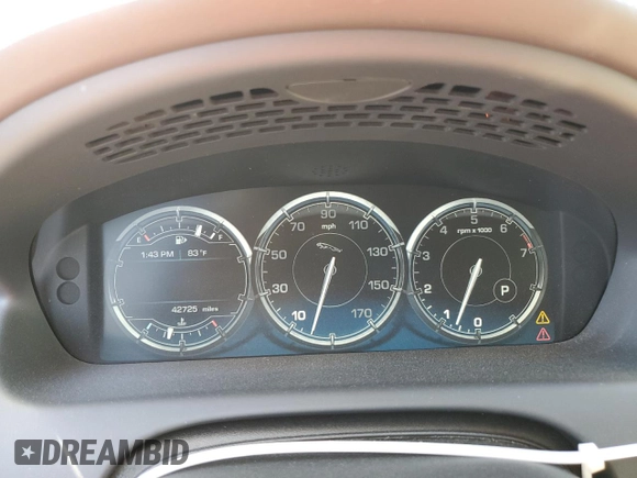 2012 Jaguar XJ with VIN SAJWA1CB5CLV29023, listed as a Copart auction lot 48300165 with 42,725 mi miles and Salvage title. Bid and sale history available at DreamBid. Image 9.