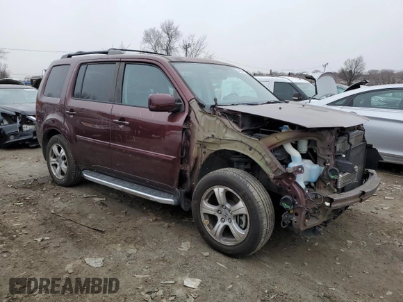 2013 Honda Pilot EX-L z VIN 5FNYF4H59DB073707, wystawiony jako Copart lot #44538415 z przebiegiem 187 132 mil mil oraz Szkoda całkowita • Salvage title. Historia ofert i sprzedaży dostępna na DreamBid. Obrazek 4.