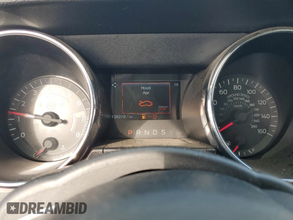 2015 Ford Mustang EcoBoost with VIN 1FA6P8TH5F5320955, listed as a Copart auction lot 51635025 with 136,278 mi miles and Salvage Title. Bid and sale history available at carsss.com. Image 9.