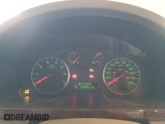2007 Ford Five Hundred SEL with VIN 1FAFP24137G104266, listed as a Copart auction lot 76404334 with 156,092 mi miles and Salvage Title. Bid and sale history available at carsss.com. Image 9.