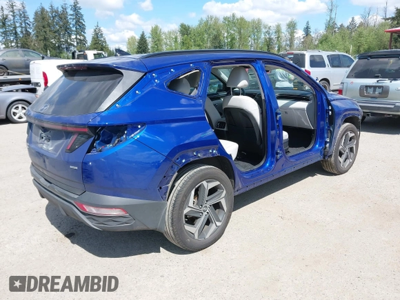 2023 Hyundai Tucson SEL with VIN 5NMJFCAE7PH169246, listed as a IAAI auction lot 42078051 with 18,036 mi miles. Bid and sale history available at carsss.com. Image 4.