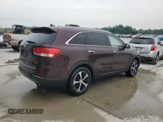 2016 Kia Sorento EX with VIN 5XYPH4A5XGG068691, listed as a Copart auction lot 60444925 with 163,390 mi miles and Salvage title. Bid and sale history available at DreamBid. Image 3.