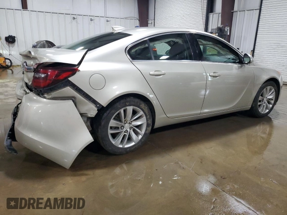 2016 Buick Regal with VIN 2G4GK5EX7G9102676, listed as a Copart auction lot 57868975 with 40,287 mi miles and Salvage title. Bid and sale history available at DreamBid. Image 3.