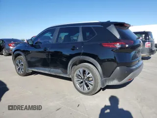 2022 Nissan Rogue SV with VIN 5N1BT3BB3NC724489, listed as a Copart auction lot 42654825 with 37,575 mi miles and Salvage Title. Bid and sale history available at DreamBid. Image 2.