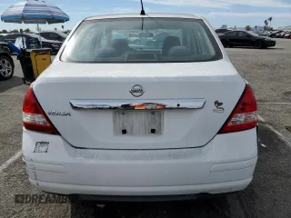 2008 Nissan Versa 1.8 S with VIN 3N1BC11E58L371074, listed as a Copart auction lot 46701965 with 49,467 mi miles and Salvage Title. Bid and sale history available at carsss.com. Image 6.