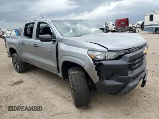 2024 Chevrolet Colorado 2WD Work Truck with VIN 1GCGSBEC7R1313626, listed as a Copart auction lot 55701175 with Not provided miles and Salvage title. Bid and sale history available at DreamBid. Image 4.