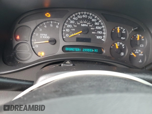 2003 Chevrolet Avalanche with VIN 3GNEK13T63G282096, listed as a Copart auction lot 73493874 with 299,553 mi miles and Salvage Title. Bid and sale history available at carsss.com. Image 9.