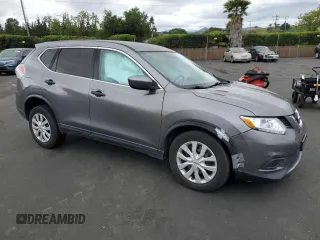 2016 Nissan Rogue SV with VIN KNMAT2MV7GP668330, listed as a Copart auction lot 54624175 with 157,146 mi miles and Salvage Title. Bid and sale history available at carsss.com. Image 4.
