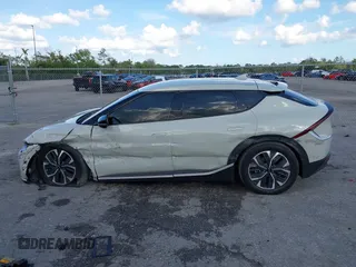 2024 Kia EV6 Wind with VIN KNDC34LA8R5218266, listed as a IAAI auction lot 41626790 with 9,682 mi miles. Bid and sale history available at carsss.com. Image 14.