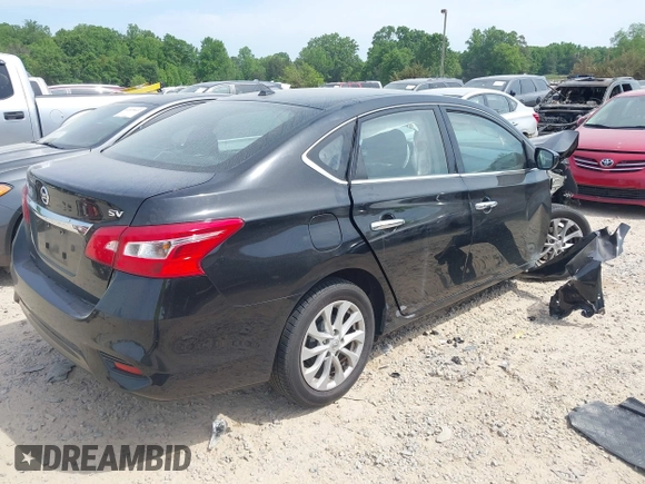 2019 Nissan Sentra S z VIN 3N1AB7AP6KY431618, wystawiony jako IAAI lot #42168154 z przebiegiem 117 492 mil mil oraz . Historia ofert i sprzedaży dostępna na DreamBid. Obrazek 4.