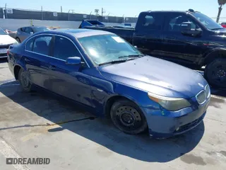 2004 BMW 5 Series 525i with VIN WBANA53524B176918, listed as a IAAI auction lot 41969210 with NaN miles. Bid and sale history available at carsss.com. Image 1.