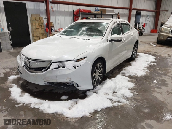2016 Acura TLX with VIN 19UUB1F32GA015947, listed as a IAAI auction lot 41495180 with 101,789 mi miles. Bid and sale history available at carsss.com. Image 17.