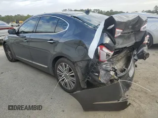 2015 Kia Cadenza Premium with VIN KNALN4D72F5186579, listed as a Copart auction lot 80025434 with 215,273 mi miles and Salvage Title. Bid and sale history available at carsss.com. Image 2.