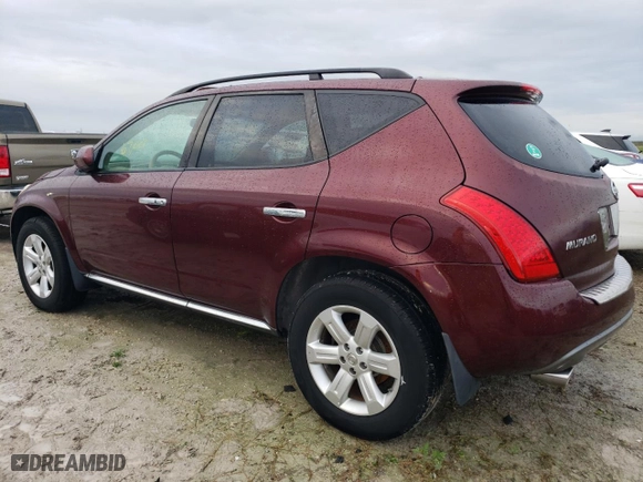 2007 Nissan Murano SL with VIN JN8AZ08T27W516493, listed as a Copart auction lot 74362214 with 67,007 mi miles and Salvage Title. Bid and sale history available at carsss.com. Image 2.