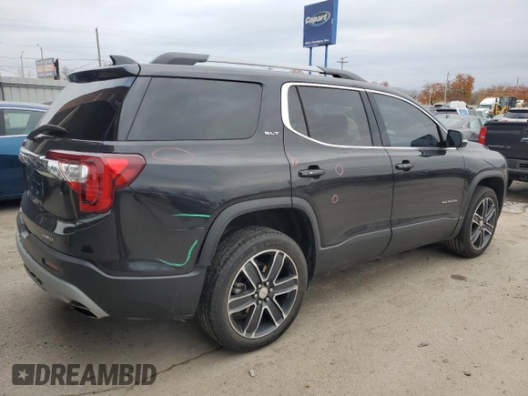 2020 GMC Acadia SLT with VIN 1GKKNUL41LZ197393, listed as a Copart auction lot 82015544 with 77,493 mi miles and Non repairable. Bid and sale history available at DreamBid. Image 3.