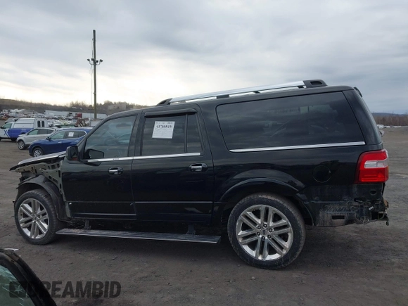 2016 Ford Expedition EL Platinum with VIN 1FMJK1MT4GEF11423, listed as a IAAI auction lot 41780810 with 85,099 mi miles. Bid and sale history available at carsss.com. Image 14.
