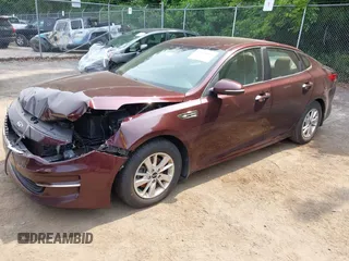 2018 Kia Optima LX with VIN 5XXGT4L36JG185545, listed as a IAAI auction lot 42434301 with 118,303 mi miles and . Bid and sale history available at DreamBid. Image 2.