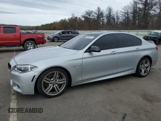 2015 BMW 5 Series 535i xDrive with VIN WBA5B3C50FD543355, listed as a Copart auction lot 50942365 with 80,204 mi miles and Salvage Title. Bid and sale history available at carsss.com. Image 1.