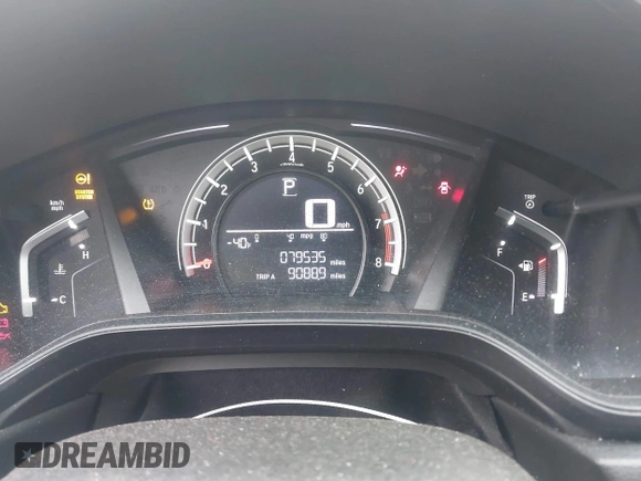 2018 Honda CR-V LX with VIN 2HKRW6H36JH231965, listed as a IAAI auction lot 41666935 with 79,535 mi miles. Bid and sale history available at carsss.com. Image 7.