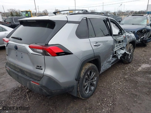 2024 Toyota RAV4 Hybrid XLE Premium with VIN 2T3B6RFV1RW080819, listed as a IAAI auction lot 41118846 with 236 mi miles. Bid and sale history available at carsss.com. Image 4.