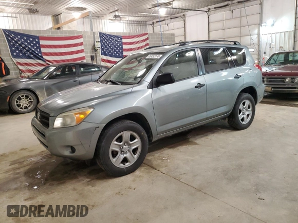 2007 Toyota RAV4 with VIN JTMBD33V776040475, listed as a Copart auction lot 85452174 with 134,196 mi miles and Salvage Title. Bid and sale history available at carsss.com. Image 1.