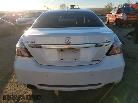 2012 Acura RL Technology with VIN JH4KB2F6XCC000213, listed as a Copart auction lot 81556514 with 103,466 mi miles and Salvage Title. Bid and sale history available at DreamBid. Image 6.