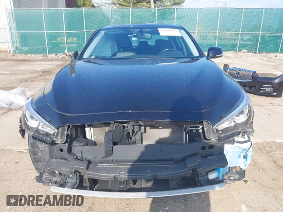 2014 Infiniti Q50 Sport with VIN JN1BV7AR2EM705059, listed as a IAAI auction lot 42019066 with 61,012 mi miles and . Bid and sale history available at carsss.com. Image 13.