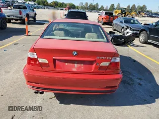 2003 BMW 3 Series 330Ci with VIN WBABN53433PH05151, listed as a Copart auction lot 72736014 with 186,513 mi miles and Clean Title. Bid and sale history available at carsss.com. Image 6.
