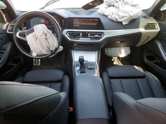 2020 BMW 3 Series 330i xDrive with VIN 3MW5R7J02L8B06976, listed as a Copart auction lot 46354815 with 78,329 mi miles and Salvage Title. Bid and sale history available at DreamBid. Image 8.
