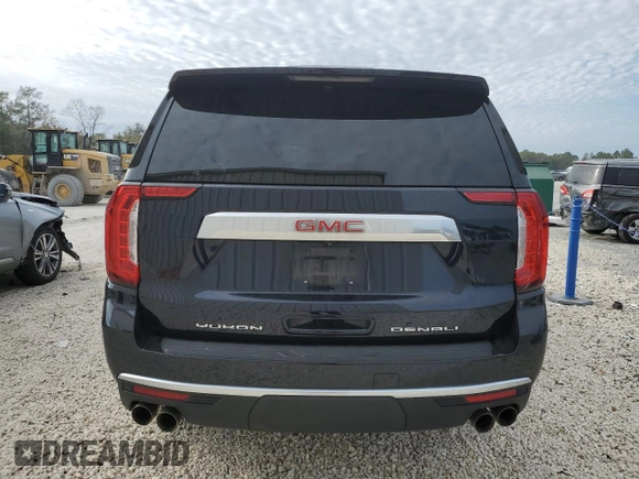2023 GMC Yukon XL Denali with VIN 1GKS1JKL6PR342758, listed as a Copart auction lot 87909695 with 48,188 mi miles and Clean Title. Bid and sale history available at carsss.com. Image 6.