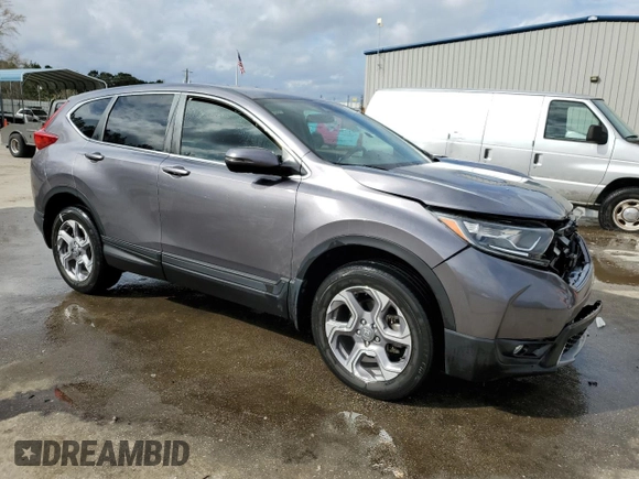 2019 Honda CR-V EX with VIN 7FARW2H56KE054039, listed as a Copart auction lot 50152465 with 36,532 mi miles and Salvage Title. Bid and sale history available at DreamBid. Image 4.