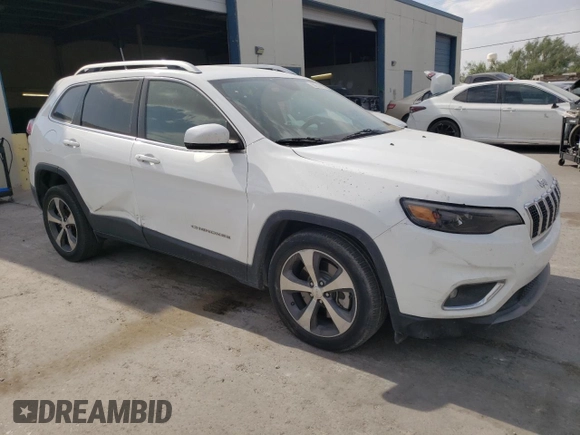 2019 Jeep Cherokee Limited with VIN 1C4PJLDN3KD160680, listed as a Copart auction lot 56546863 with 101,967 mi miles and . Bid and sale history available at DreamBid. Image 4.