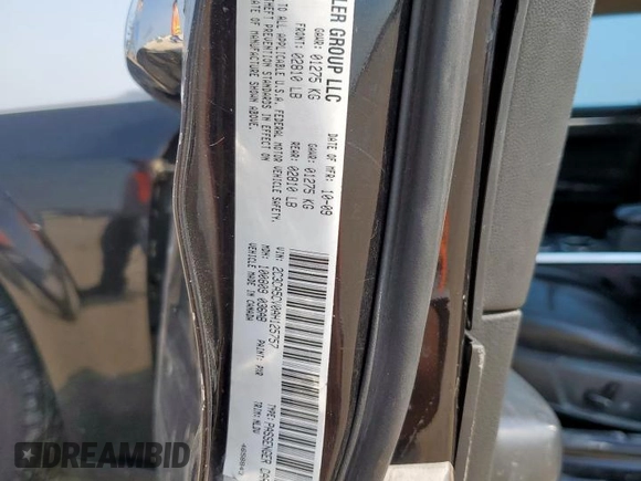 2010 Chrysler 300 Touring z VIN 2C3CA5CV0AH125757, wystawiony jako Copart lot #57422895 z przebiegiem 184 101 mil mil oraz Szkoda całkowita • Salvage title. Historia ofert i sprzedaży dostępna na DreamBid. Obrazek 12.