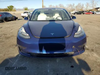 2018 Tesla Model 3 Long Range Battery with VIN 5YJ3E1EA1JF155696, listed as a Copart auction lot 46669995 with 84,055 mi miles and Salvage Title. Bid and sale history available at DreamBid. Image 5.