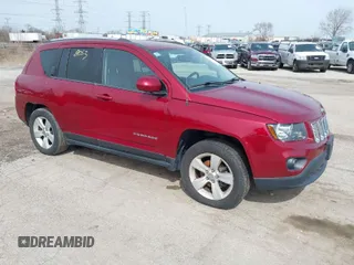 2017 Jeep Compass High Altitude with VIN 1C4NJDEB4HD191432, listed as a IAAI auction lot 41938053 with 183,621 mi miles. Bid and sale history available at carsss.com. Image 1.