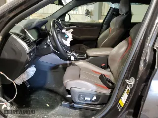 2022 BMW X4 M with VIN 5YM23EC05N9J23246, listed as a Copart auction lot 48730835 with 0 mi miles and Salvage Title. Bid and sale history available at carsss.com. Image 7.