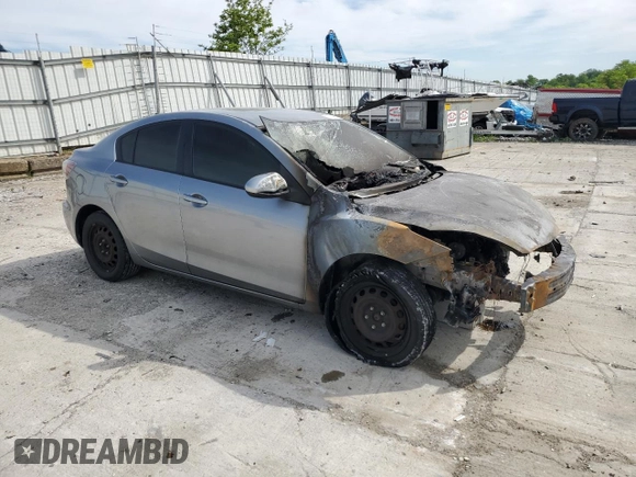 2013 Mazda 3 i SV with VIN JM1BL1TF0D1721425, listed as a Copart auction lot 57344615 with Not provided miles and Clean title. Bid and sale history available at DreamBid. Image 4.