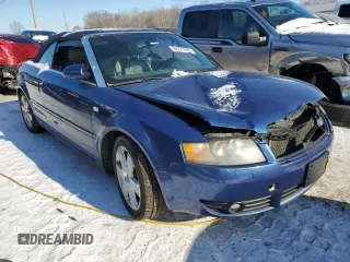 2005 Audi A4 1.8T with VIN WAUAC48H85K006960, listed as a Copart auction lot 88277985 with 194,285 mi miles and Salvage Title. Bid and sale history available at carsss.com. Image 4.