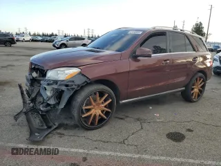 2013 Mercedes-Benz M 350 with VIN 4JGDA5JB7DA215849, listed as a Copart auction lot 42850805 with Not provided miles and Salvage title. Bid and sale history available at DreamBid. Image 1.