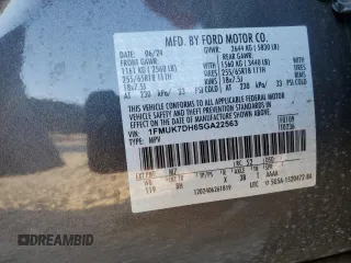 2025 Ford Explorer Active with VIN 1FMUK7DH6SGA22563, listed as a Copart auction lot 46535985 with 4,811 mi miles and Salvage Title. Bid and sale history available at carsss.com. Image 13.